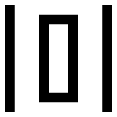 Distribute Horizontal Icon from Sharp Line Set