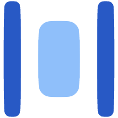 Distribute Horizontal Icon from Plump Flat Set