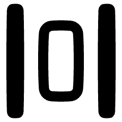 Distribute Horizontal Icon from Plump Remix Set