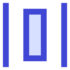 Distribute Horizontal Icon from Sharp Duo Set