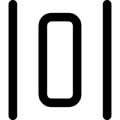 Distribute Horizontal Icon from Core Line Set