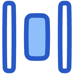 Distribute Horizontal Icon from Plump Duo Set