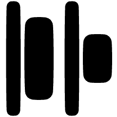 Distribute Left Icon from Plump Solid Set