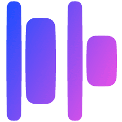Distribute Left Icon from Plump Gradient Set