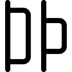 Distribute Left Icon from Core Line Set