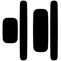 Distribute Right Icon from Plump Solid Set