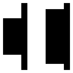 Distribute Right Icon from Sharp Solid Set