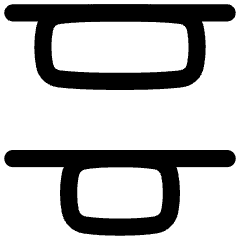 Distribute Top Icon from Flex Line Set