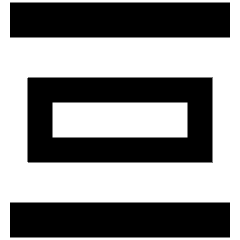 Distribute Vertical Icon from Sharp Remix Set