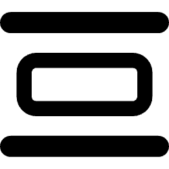Distribute Vertical Icon from Core Remix Set