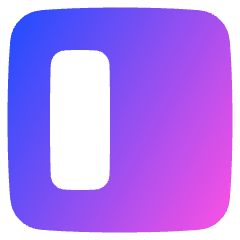 Align Object Left Icon from Plump Gradient Set