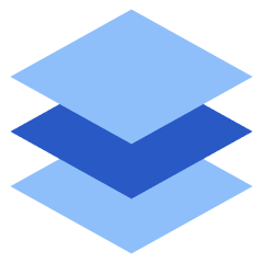 Layers 1 Icon from Sharp Flat Set