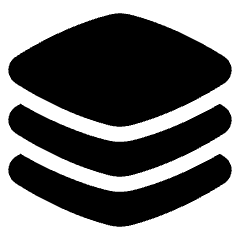 Layers 1 Icon from Plump Solid Set