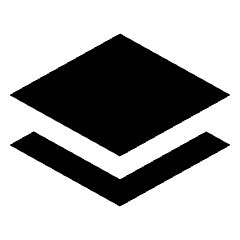 Layers Platforms Icon from Sharp Solid Set
