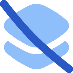 Layers Platforms Hide Clear Icon from Flex Flat Set