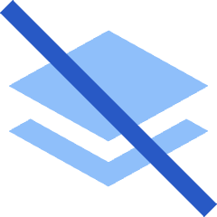 Layers Platforms Hide Clear Icon from Sharp Flat Set