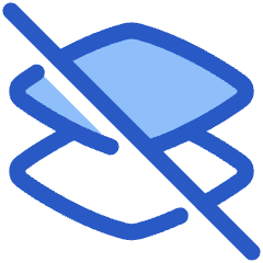 Layers Platforms Hide Clear Icon from Plump Duo Set