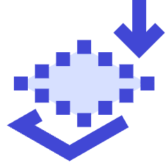 Send Backward Icon from Sharp Duo Set