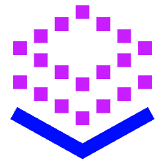 Send To Back Icon from Sharp Neon Set