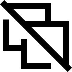 Stack Off Ungroup Icon from Sharp Line Set