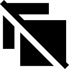Stack Off Ungroup Icon from Sharp Solid Set
