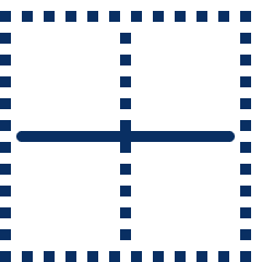 Border Inside Horizontal Icon from Cyber Duotone Set