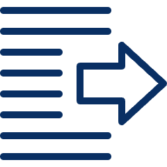 Indent Increase 1 Icon from Cyber Line Set