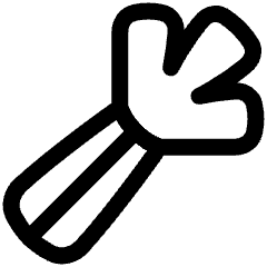 Allergens Celery Icon from Plump Line Set