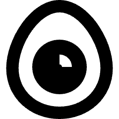 Allergens Egg Icon from Sharp Remix Set