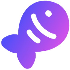 Allergens Fish Icon from Plump Gradient Set