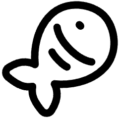 Allergens Fish Icon from Plump Line Set