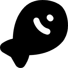 Allergens Fish Icon from Flex Solid Set
