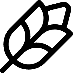 Allergens Gluten Icon from Core Line Set