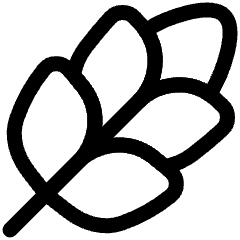 Allergens Gluten Icon from Plump Line Set