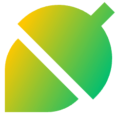 Allergens Nuts Icon from Sharp Gradient Set