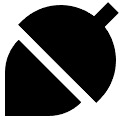 Allergens Nuts Icon from Sharp Solid Set