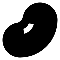 Allergens Soy Bean 1 Icon from Sharp Solid Set