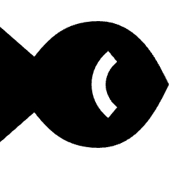 Allergens Fish Icon from Sharp Solid Set