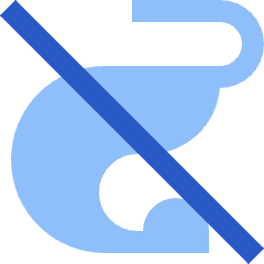 No Crustaceans Icon from Sharp Flat Set