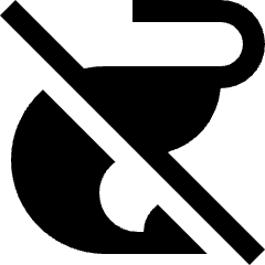No Crustaceans Icon from Sharp Solid Set