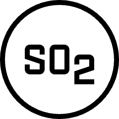 Sulfur Oxide Icon from Platinum Set