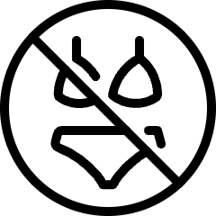 Allowances No Bikinis Icon from Ultimate Light Set