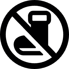 Allowances No Boots Icon from Ultimate Bold Set