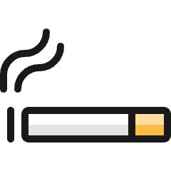Allowances Smoking Icon from Ultimate Colors Set