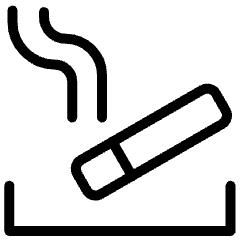 Cigarette Disposal Icon from Ultimate Light Set