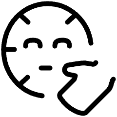 Beauty Massage Hand Icon from Ultimate Light Set