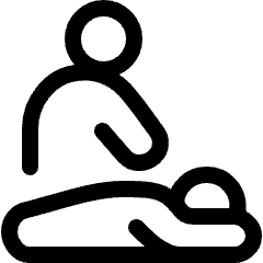 Massage Back Icon from Ultimate Regular Set