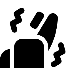 Massage Chair Vibrate Icon from Ultimate Bold Set