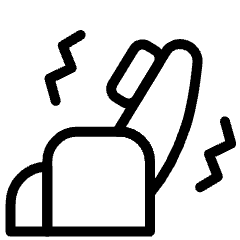 Massage Chair Vibrate Icon from Ultimate Light Set
