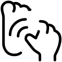 Massage Foot Icon from Ultimate Light Set